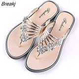 New Summer Elegant Women Fashion Peep Toe High Quality Anti Skid Indoor or Outdoor Beach Casual Comfort Flip