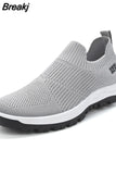 Men Sneakers Mesh Casual Shoes Lac-up Mens Shoes Lightweight Vulcanize Shoes Walking Sneakers Zapatillas