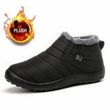 Hiking Shoes Winter Men Boots Warm Plush Waterproof Non-slip Outdoor Walking Shoes Ankle Snow Boots for Women Zapatos