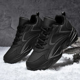 Men Shoes plush warm Casual Shoes Lace Up sneakers Men Sport Trekking Shoes Winter Boots Outdoor Sneakers men big size 48 49