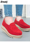 Women Casual Shoes Loafers New Round Toe Solid Female Sneakers Breathable Women Shoes Flats Plus Size Zapatos De Mujer