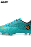 Men Large Size FG/TF Soccer Shoes Football Cleats Soccer Ankle Boots Teenager Training Sneakers Kids Indoor Sports Shoes