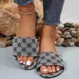 Breakj Large-Size Lady Thick-Soled Sandals Temu Low Saturation Round Head Outside Wearing Indoor