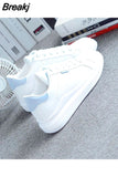 Women Shoes Spring White Comfortable Sneakers Breathable Flats Lace-up Flower Woman Casual Zapatillas Mujer Baskets Femme