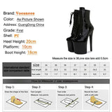 Inch Pole Dance Shoes Slim Heel Boots 20cm Serpentine Boots New Patent Leather Stiletto Nightclub Stage High Heels Bottom