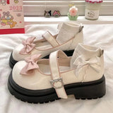 Lolita Shoes kawaii mary jane shoes Women Japanese Style Vintage Girls High Heel Platform shoes College Student JK