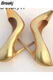 Woman's Shoes Women's Pumps Pointed Toe 12cm High Heel Stiletto Classic Pumps Pumps Prom Shoes YG018