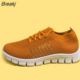 Women Sneakers Slip On Mesh Light Breathable Shoes Woman Walking Platform Comfortable Casual Fashion Female Lace Up Non Slip