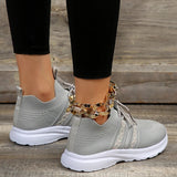 New Breathable Walking Sneakers for Women Mesh Knitted Slip On Running Shoes Woman Lightweight Non Slip Tennis Shoes
