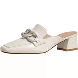New Online Celebrities Wear Fashionable Evening Muller Shoes And