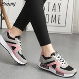 Solid Sneakers Women Shoes 2022 New Breathable Mesh Casual Shoes Woman Lightweight Flat with Ladies Shoes Women