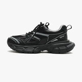 New Women Sneakers Breathable Mesh Lace Up Flat Platform Shoes Thick Bottom Real Leather Round Toe Casual Fashion