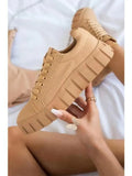 Brand New Casual Shoes Big Size Shoelaces Fashion Black Purple Leisure Woman Canvas Shoes Flats Zapatos Mujer