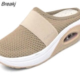 New Women Shoes Casual Increase Cushion Shoes Non-slip Platform Sneakers For Women Breathable Mesh Outdoor Walking