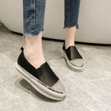 Women Flats Shoes Loafers Shallow Slip on Spring Autumn Fashion Round Toe Platform Sweet Flat Casual Comfortable Shoes