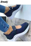 Women Thick soled Sneakers Women Fashion Mesh Breathable Wedge sneakers Shoes Ladies Casual Sport Shoes Zapatillas