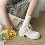Jane Small Leather Shoes 2024 New Thick-Soled British Women's Shoes Spring And Autumn