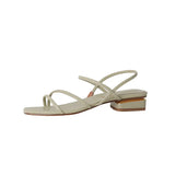 Summer New Flat Sandals Fairy Straps French Flat Heels Online Celebrities Roman Soft Leather All Kinds Of