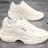 Seasons Men's Trendy Shoes Fashion New Platform Trend Retro Reflective Sneakers Thick-soled Casual Male Vulcanized