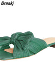 New 2023 Summer Outside Slipper Flat Sandals Woman Shoes Walking Comfy Leisure Beach Shoes Big Size