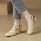 Sandals Women's 2023 Summer New Fashion Round Toe Mary Jane Women's Shoes Shallow Slip on Pumps Zapatillas