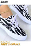 Print Women Shoes Spring Plaid Lace-Up Sneakers Print Fashion Canvas Sneakers Light Size 43 Walking Vulcanized