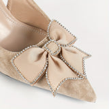 Breakj Bow Fine Heel Single Shoes Women's Summer 2025 New Women's Shoes Mesh Yarn Tips High Heel