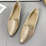 Women Shoes 2024 New Pointed Toe Flat Shoes Slip on Women Loafers Fashion Office Casual Flats Zapatos Mujeres Moccasins