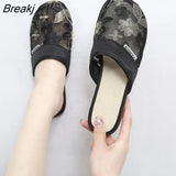 Women Summer Slippers Baotou Chinese Embroidery Flowers Sandals Ladies Casual Flip Flops National Indoor Outdoor