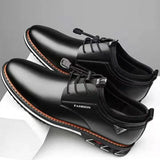 Men New Fashion High Quality Oxford Shoes Business Spring Autumn Breathable with holes Men's Formal business trend