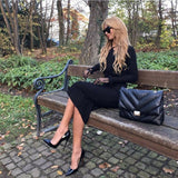 Shiny Black PU Patent leather High Heels Shoes Women Pumps 12cm Pointed Toe Stilettos Sexy Wedding QKOU003