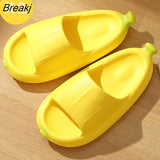 Cute Soft Animals Slippers for Women Fashion Indoor House Clown Fish Sandals Couples Bathroom Anti-slip Platform