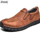Men Shoes Slip On Loafers Spring Autumn Comfortable Fashion designer Casual Leather Men Shoes