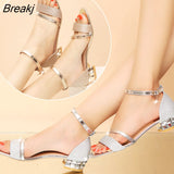 Heel High Heels Sandals Lady Pumps Classics Slip On Shoes Sexy Women Party Shoes Gold Silver Wedding