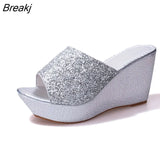 2023 Trend Women's Sandals Summer Fashion Leisure Fish Mouth Sandals Thick Bottom Slippers Wedges Shoes Platform Ladies